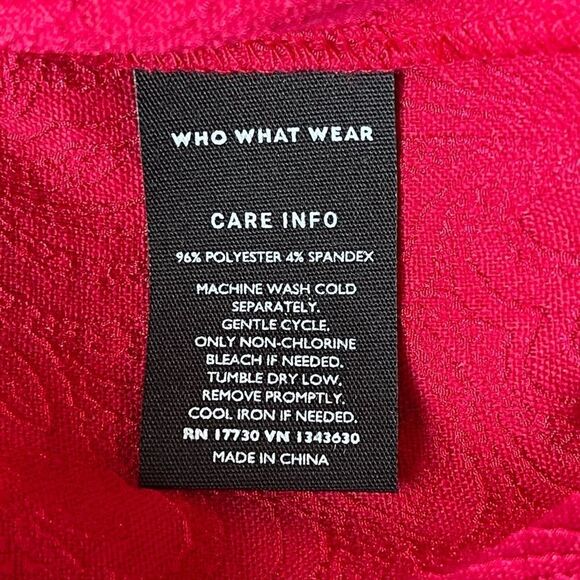 Who What Wear Mini Puff Sleeve Babydoll Dress - Picture 5 of 8